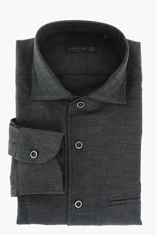 ID Camicia in Cotone Twill con Taschino