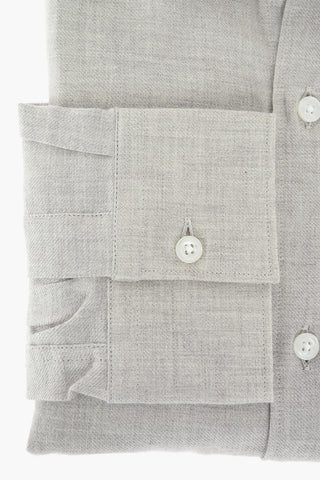 CC COLLECTION Flannel Shirt with Standard Collar