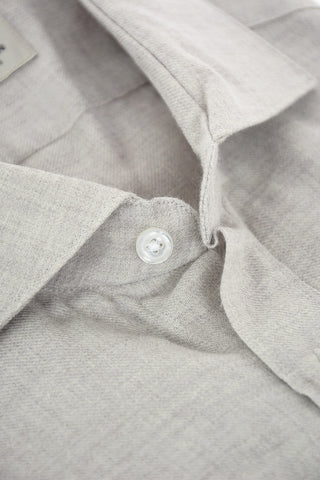 CC COLLECTION Flannel Shirt with Standard Collar