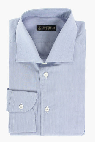 Popeline Cotton Shirt with Standard Collar