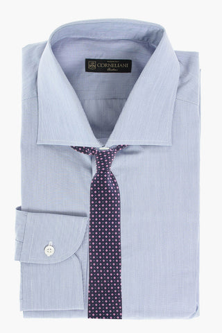 Popeline Cotton Shirt with Standard Collar