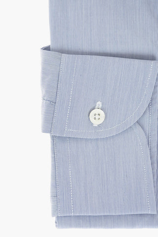 Popeline Cotton Shirt with Standard Collar