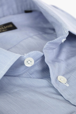 Popeline Cotton Shirt with Standard Collar