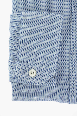ID Camicia in Cotone con Motivo Diaper e Taschino