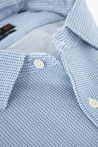 ID Camicia in Cotone con Motivo Diaper e Taschino