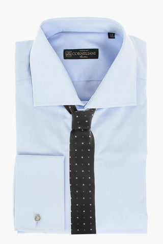 Camicia in Cotone Oxford con Collo Francese