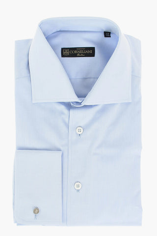 Camicia in Cotone Oxford con Collo Francese