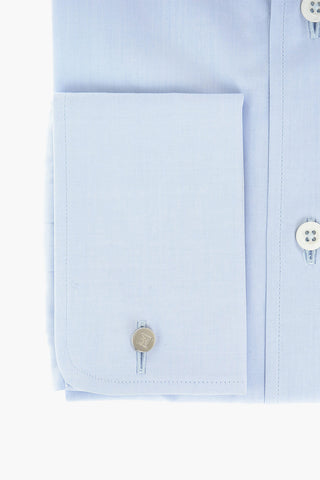 Camicia in Cotone Oxford con Collo Francese
