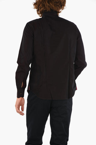 ID Twill Cotton Shirt with Embroidered Logo