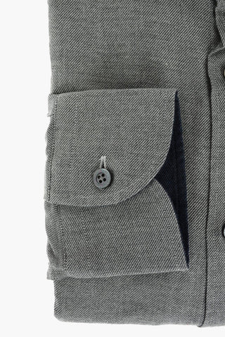 ID Twill Cotton Shirt with Embroidered Logo