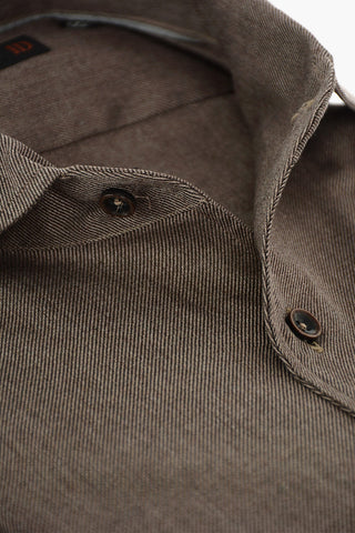 ID Twill Cotton Shirt with Breast-pocket