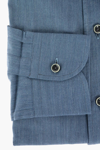 ID Popeline Cotton Shirt with Breast-pocket