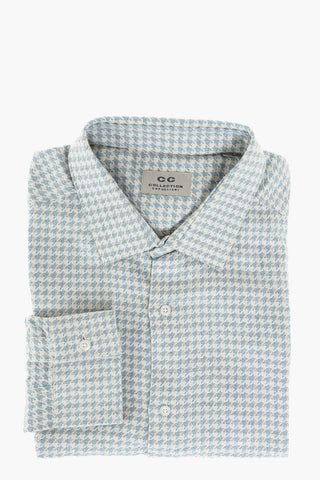 CC COLLECTION Houndstooth Cotton Shirt