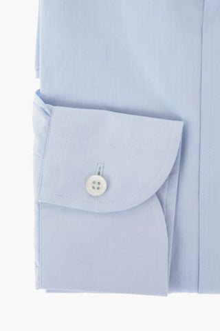 Popeline Cotton Shirt with Standard Collar