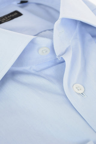Popeline Cotton Shirt with Standard Collar