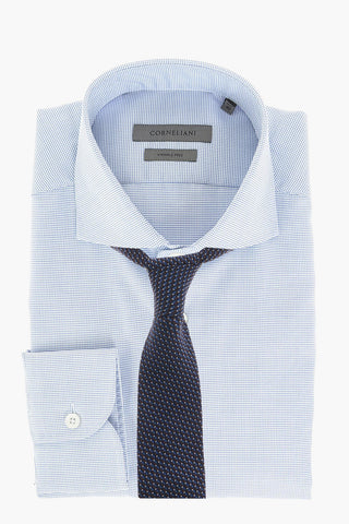 WRINKLE FREE Cotton Shirt with Standard Collar