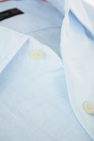 ID Camicia Oxford in Lino e Cotone con Taschino