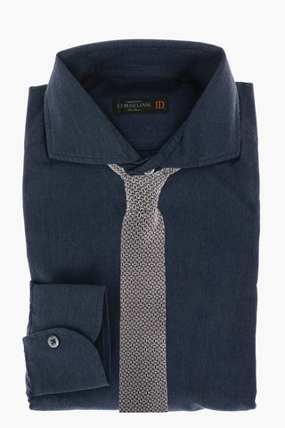 ID SLIM FIT Popeline Cotton Shirt
