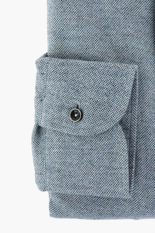 ID Hopsack Cotton Shirt with Breast-pocket
