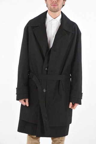 Single-breasted Coat with Flap Pockets