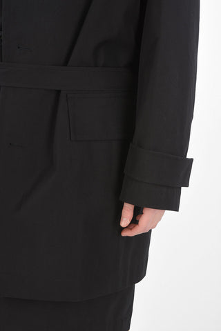 Single-breasted Coat with Flap Pockets
