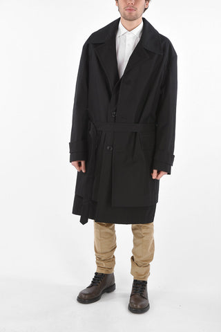 Single-breasted Coat with Flap Pockets