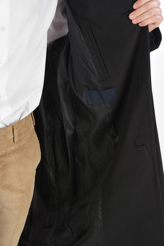 Single-breasted Coat with Flap Pockets