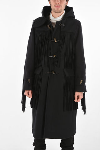 Fringed DUFFEL Parka with Fastenings