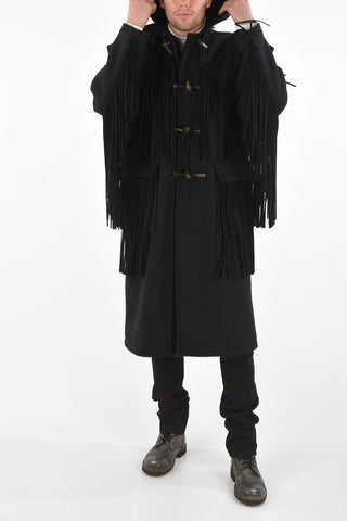 Fringed DUFFEL Parka with Fastenings