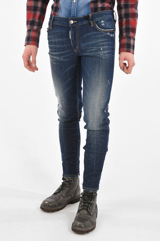 5 Pocket Skinny Fit Denims with Ankle Zips