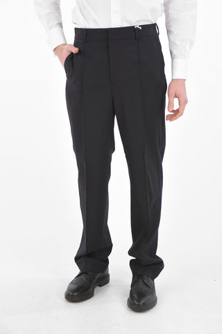 Virgin Wool Piping Pants