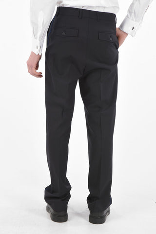 Virgin Wool Piping Pants