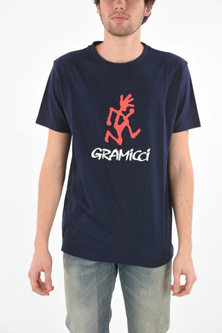 t-shirt girocollo con stampa