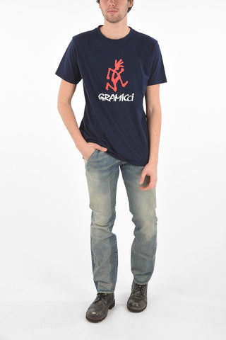 t-shirt girocollo con stampa