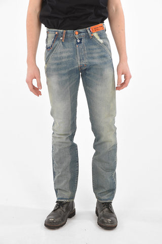 LEVI'S 18.5cm stone washed 501 jeans L.32
