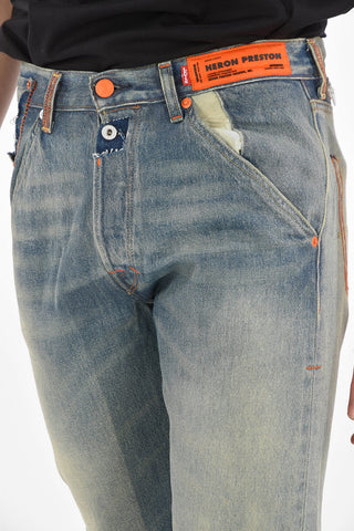 LEVI'S 18.5cm stone washed 501 jeans L.32