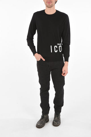 ICON Maglia Girocollo in Lana Vergine 