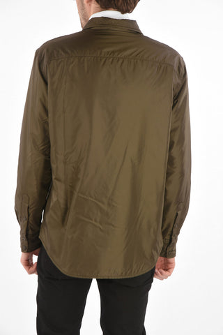 Padded Military Shirt with Press Studs
