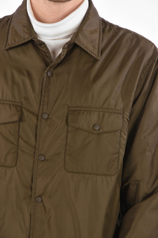 Padded Military Shirt with Press Studs