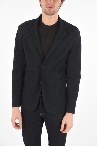Striped Single Breasted Blazer