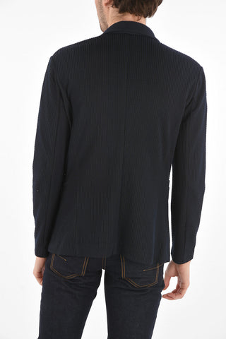 Striped Single Breasted Blazer