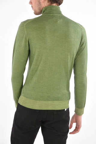 maglia a collo alto in lana vergine