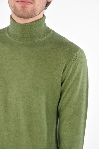 maglia a collo alto in lana vergine