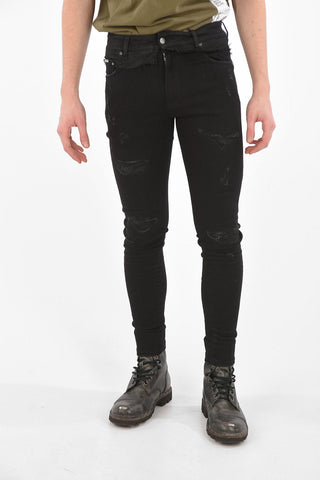 15cm distressed skinny fit jeans