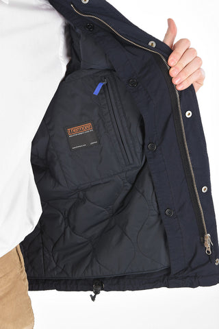 Multipocket Padded Jacket with Removable Cap