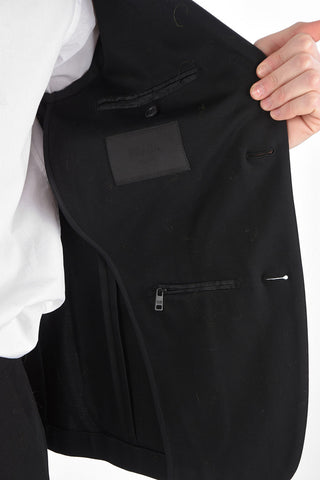 Blazer Monopetto Semifoderato con Tasche a Toppa