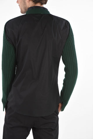 Wool and Cashmre Knit Cable Shrug