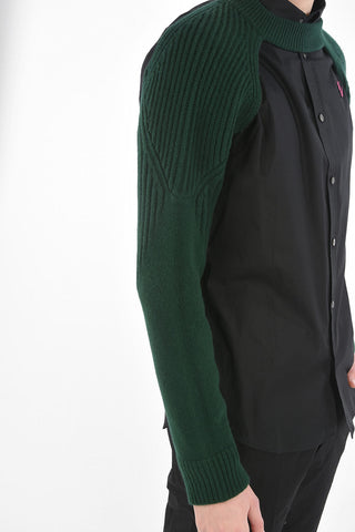 Wool and Cashmre Knit Cable Shrug