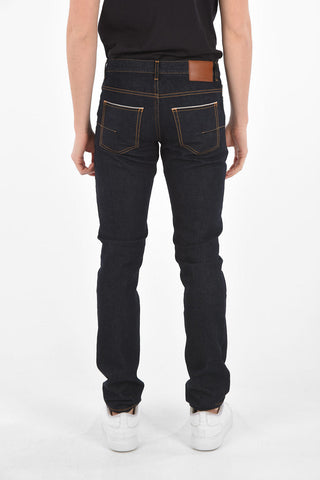 17,5cm Mid-rise waist slim fit jeans