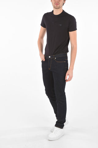 17,5cm Mid-rise waist slim fit jeans